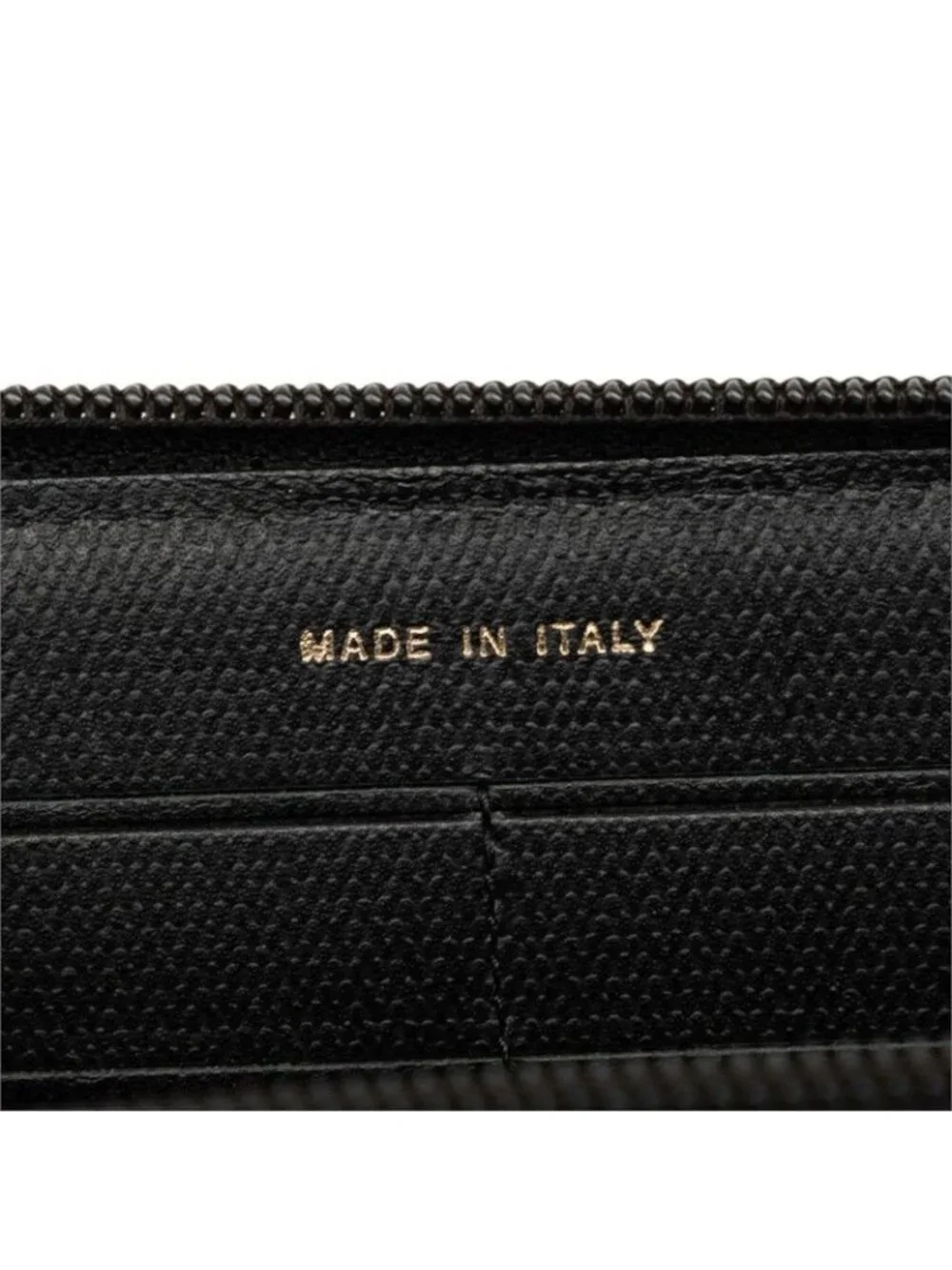 Chanel CC Logo Wallet Black Leather